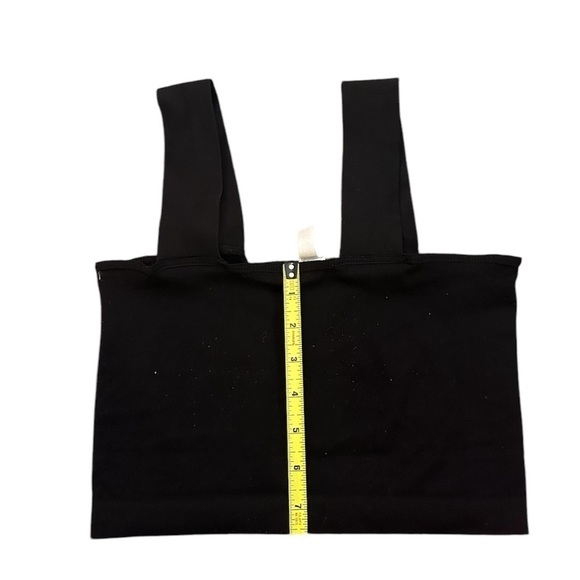 Nikibiki Black Seamless Square Tank Top OS - Picture 5 of 7